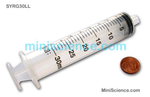 Syringe, 30ml (pack of 10) for sale