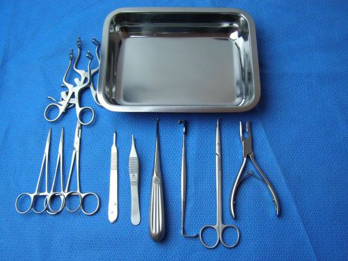 12 Instruments EAR PACK For Veterinary Instruments Clinics Surgical Instruments
