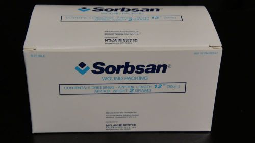 Sorbsan 62794-093-47 Wound Packing 5 Dressings 12” 