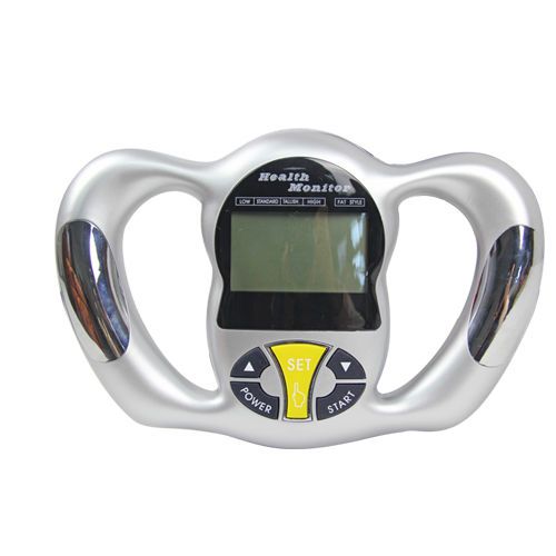 Digital body fat analyzer health monitor bmi meter handheld tester controller for sale