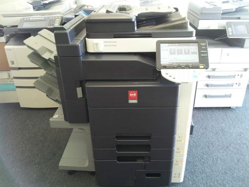 Oce cm4521 color copier network printer scanner with stapler finisher low meter for sale