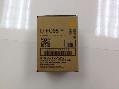 Original Toshiba D-FC65-Y Yellow Developer