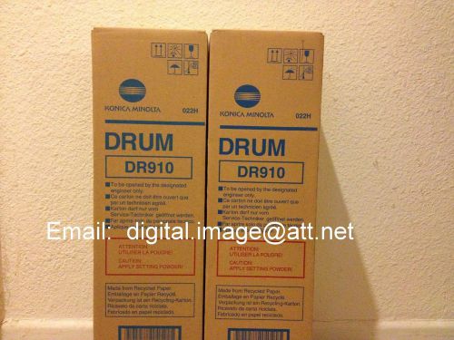 TWO KONICA MINOLTA 920 DRUMS / ORIGINAL KONICA OEM / NEW IN BOX / SEE EMAIL.