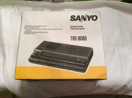Brand New Sealed Sanyo TRC8080 Standard Cassette Transcriber Nice Box For Resale