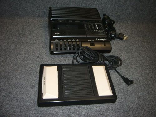 PANASONIC RR-830 Variable Speech Control Business Dictation Machine w/Foot Pedal