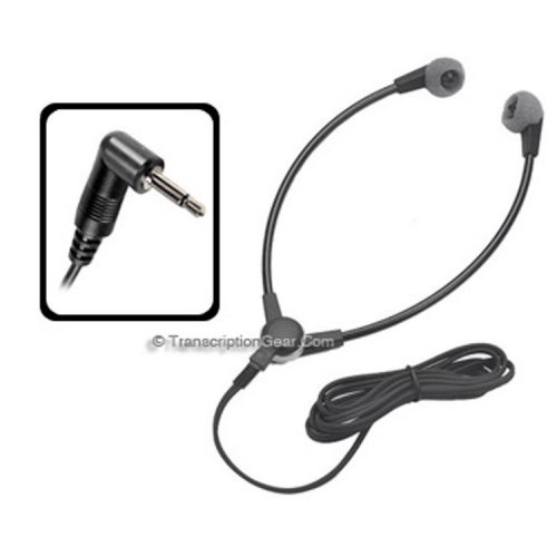 Y Shaped or Wishbone Style Headset With Right-Angle 3.5 mm Plug
