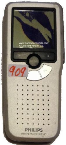 Philips LFH9370 Digital Pocket Memo voice recorder Used BROKEN LCD Mini USB to P