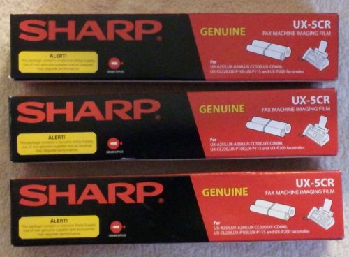 Sharp UX-5CR 4 Rolls Genuine Fax Machine imaging film