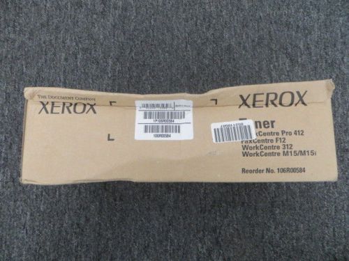 Genuine Xerox 106R00584 Black Toner Cartridge WorkCentre Pro 412 OEM SEALED BAG