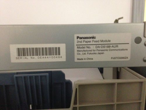 Panasonic da-ds188-aur uf-8000 2nd paper feed feeder tray module for sale