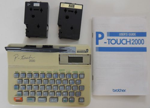Brother P-Touch 2000 Lettering System Label Maker