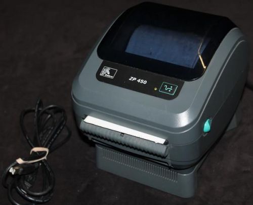 Zebra ZP450 Thermal Barcode Printer UPS ZP 450 Free Shipping!