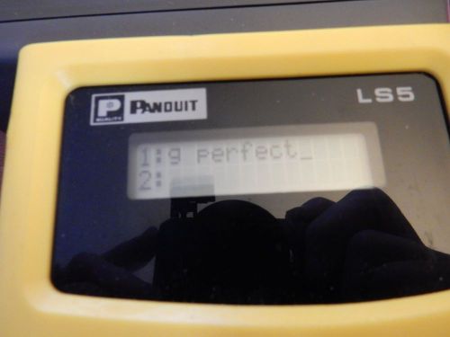 Panduit LS5 Label Thermal Printer plus 10 Cartridges