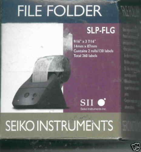 Seiko SII SLP-FLB Labels 260/box Blue NIB OFFERS WELCOME