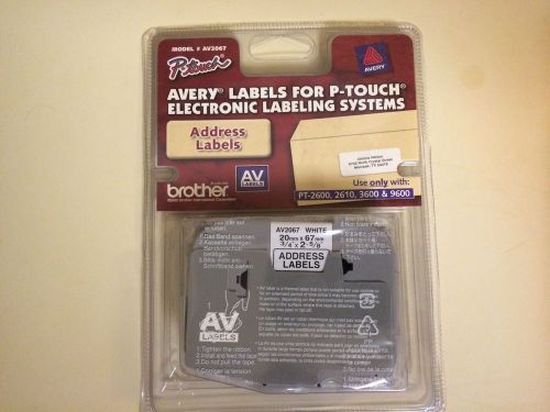 Brother p-touch av2067 for sale