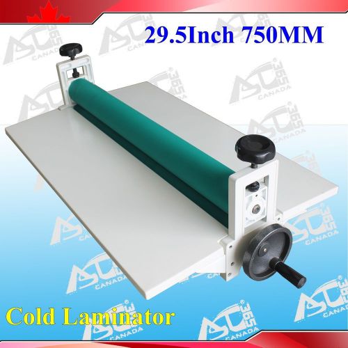 All Metal Frame 29.5In 750MM Manual Cold Roll Laminator Mount Laminating Machine