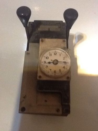 vintage calculagraph time clock