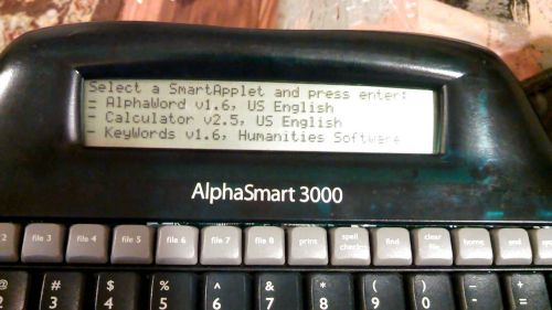 AlphaSmart 3000 Portable Lightweight Word Processor, Tested , Alpha Smart