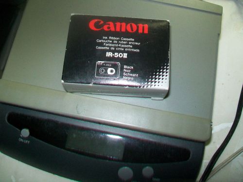 NEW 2 Pack Genuine CANON IR-50 II Typewriter  Ink Ribbon Cassette Black