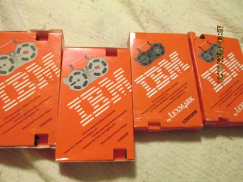 NEW-IBM #210 Correctable Typewriter Ribbon Cartridge 1299508 Lot of 4-NEW