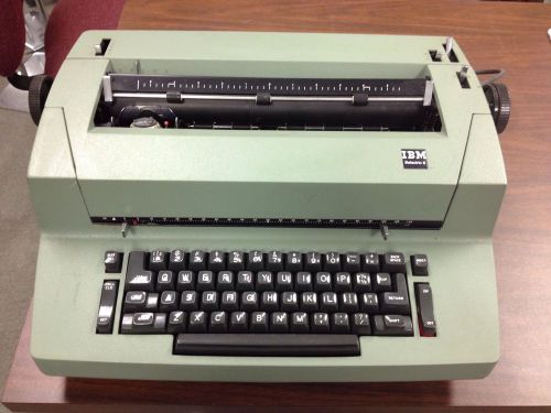 **Working** Green IBM Electric Typewriter Selectric II **Working** Vintage Rare