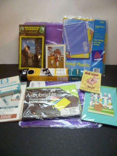 Office lot of goodies with paper, binding, dividers, Envelopes and MORE