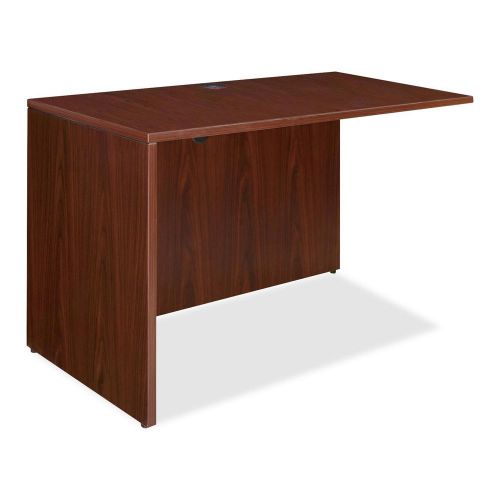 Lorell llr69388 essentials series mahogany laminate desking for sale