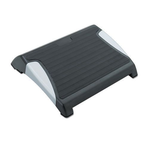 Safeco restase adjustable footrest, black w/silver accents., ea - saf2120bl for sale