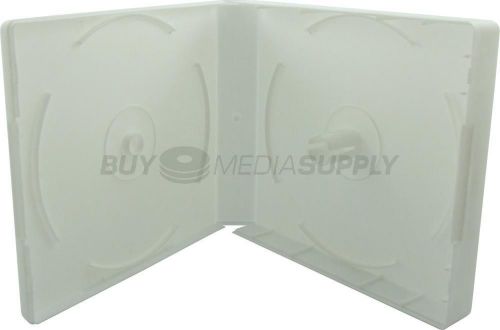 26mm white 16 discs cd/dvd poly box - 100 pack for sale
