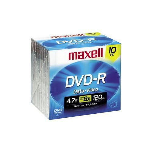 MAXELL 635040/635045/638004 4.7GB DVD-Rs (10 pk)
