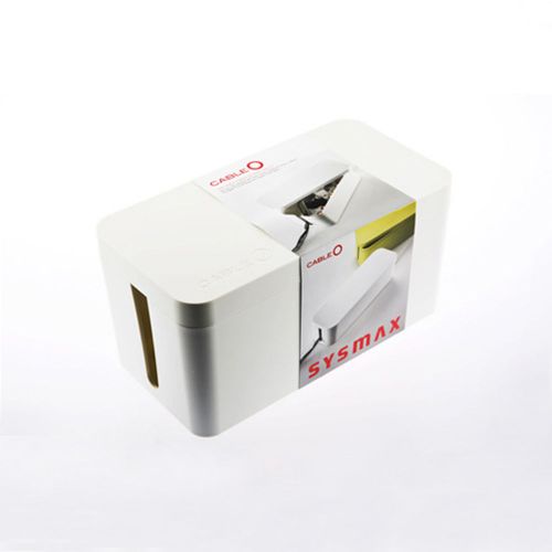 Mini Cable Organizer for Multi Tap, 1 ~ 3 Sockets Cable O Mini White