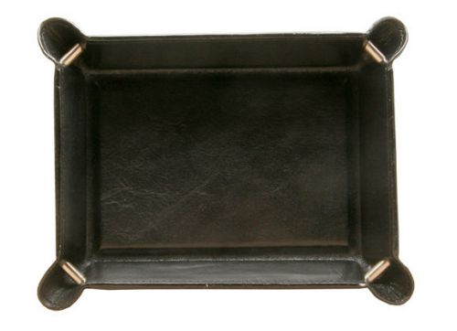Tony perotti italian leather ultimo piccolo travel tray in black for sale