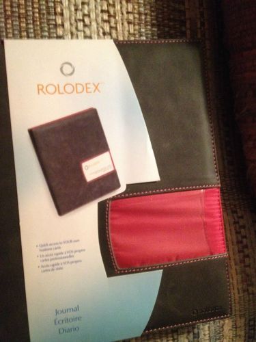 Rolodex Identity Raspberry Fabric Interior Professional Journal