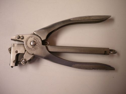 Vintage Neva-Clog Stapling Pliers / Stapler, Model S-100