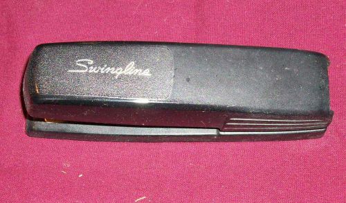 Swingline Black Stapler Office Model 545 Rubber Non-Slip Base VTG Ribbed Sides