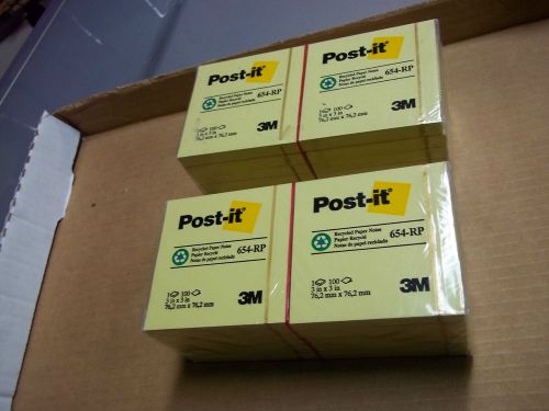 Post-It 660-RP 4”x6” yellow note paper package 1200 total sheets NIP