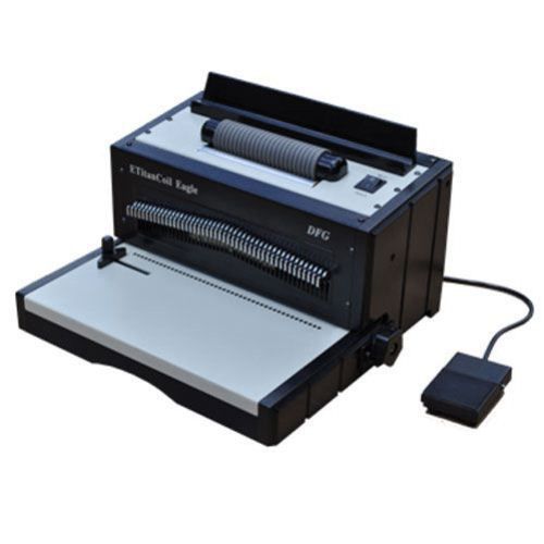 Dfg etitancoil eagle hd punch power binding machine free shipping for sale