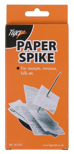 Metal Note Paper Spike Holder for desk notes, bills, etc