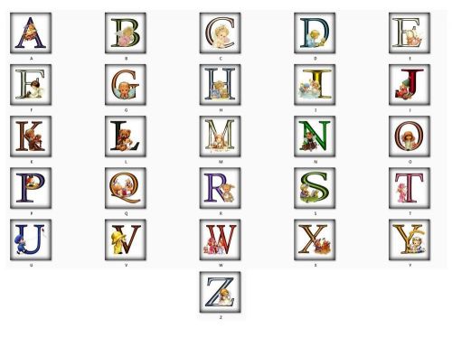30 Return Address Labels Favor Tags  Buy 3 get 1 free Choose alphabet (al68)
