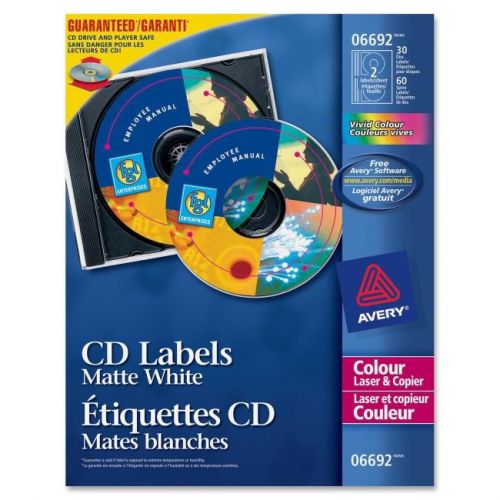 AVERY DENNISON 6692 30-LABELS DISC SPINE- 0