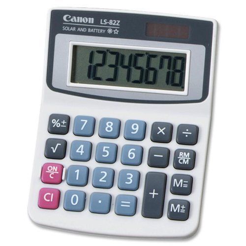 Ls 82z business calculator canon office products dual power source clear display for sale