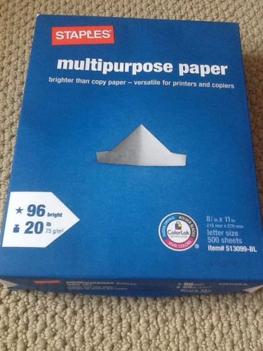 3 Reams Staples Multipurpose Paper 1500 Sheets In Total