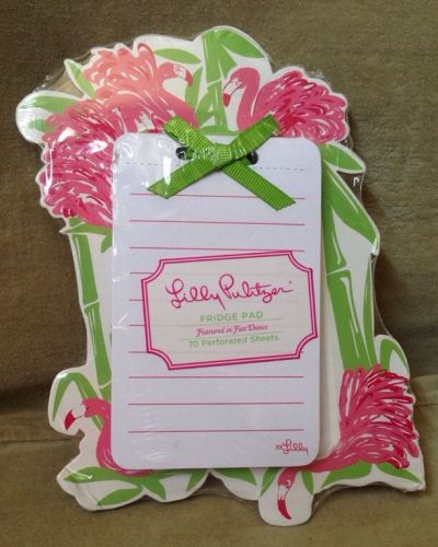 NEW LILLY PULITZER Magnetic Fridge Pad 70 Perforated Sheets In Fan Dance
