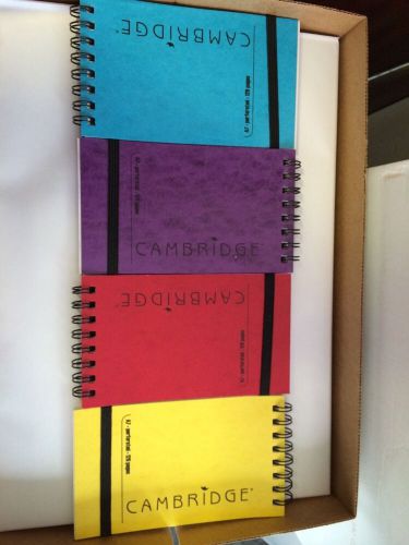 A7 Notebook Cambridge Pack Of 4 Assorted Colours