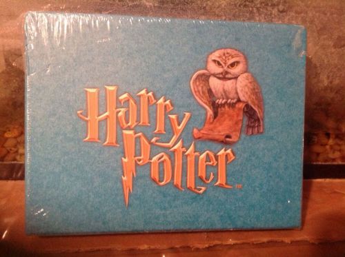 BNIB Harry Potter Stationary SET envelopes RUBBER stamp ADDRESS book STICKERS
