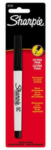 Sanford Sharpie Black, Ultra Fine Permanent Marker 37101PP
