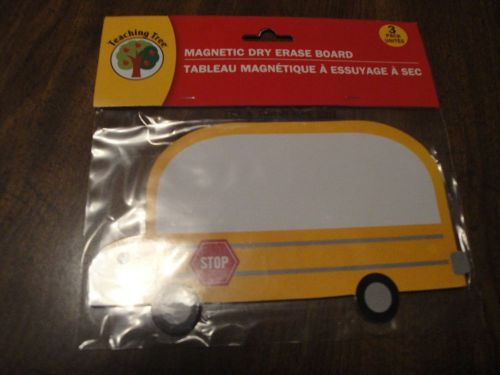 Teacher Resource - Teacher Supply - Magnetic Dry Erase Board 3 pack School Bus