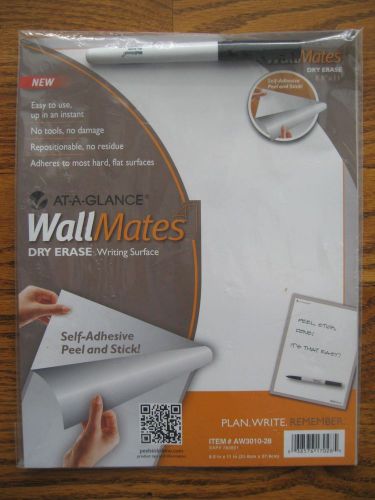 AT-A-GLANCE WallMates Dry Erase Writing Surface  - AAGAW301028 - Lot of 2