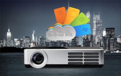 Wifi dlp mini 3d hd portable projector home theater 2d convert to 3d hdmi 3led for sale