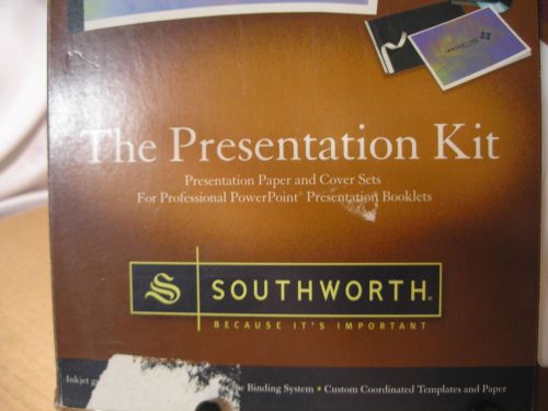 THE PRESENTATION KIT,,MADE BY SOUTWORTH,BRAND NEW IN ORIGINAL BOX